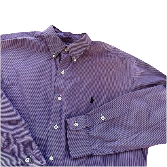 Ralph Lauren Other - RALPH LAUREN MCMEEL Long Sleeve Striped Dress Shirt Men's Size Large